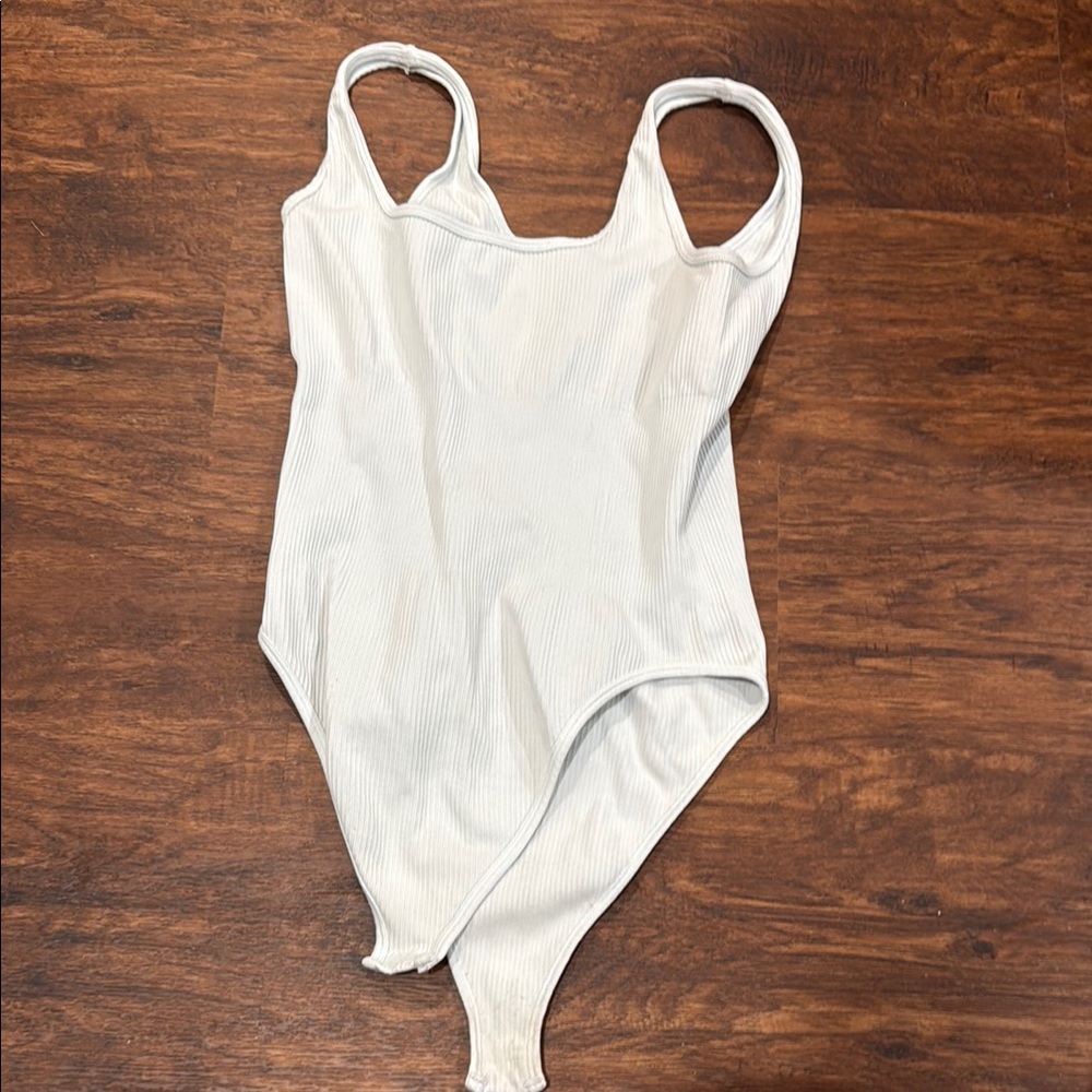 Kids White One Piece Swimsuit